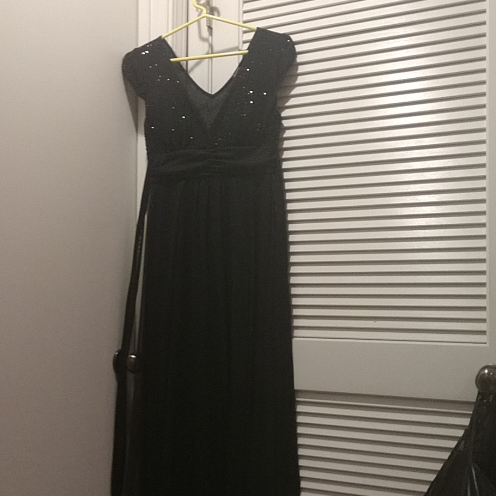 Evening black dress